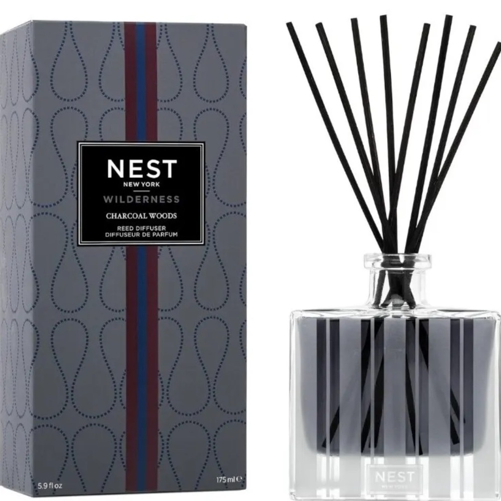NEST New York Charcoal Woods Reed Diffuser 5.9 FL ounces